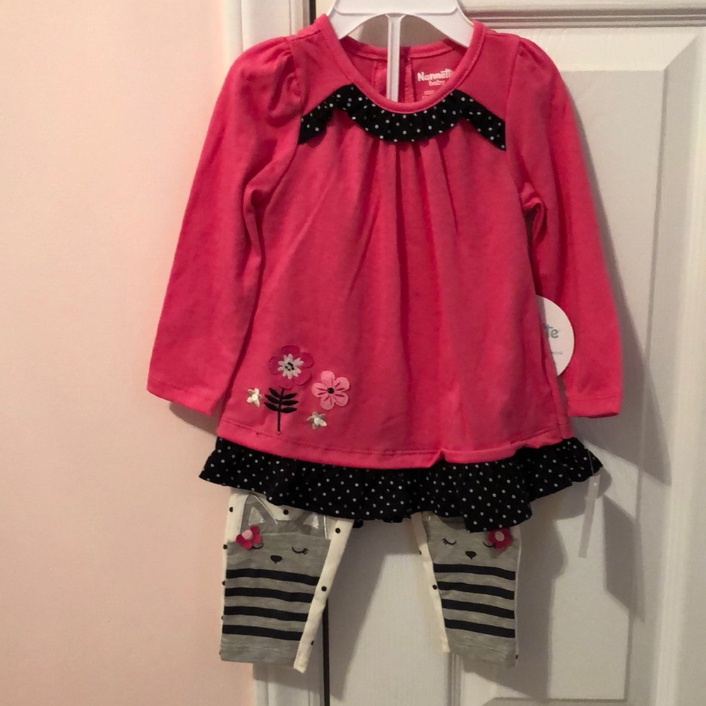 NWT 9/12 baby girl outfit